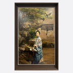 "Ancient Eastern Woman" Oil Painting