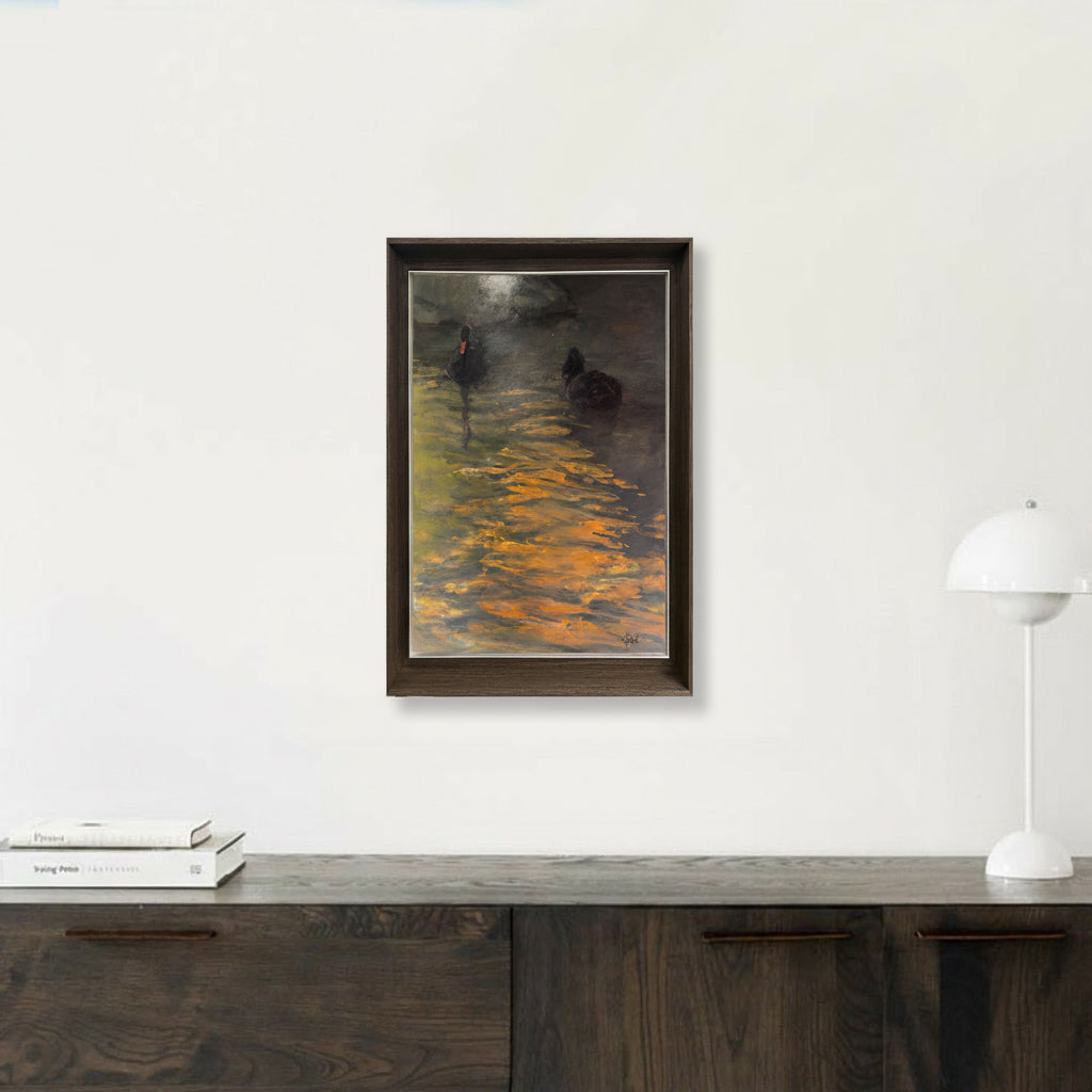 "Black Swan" Oil Painting