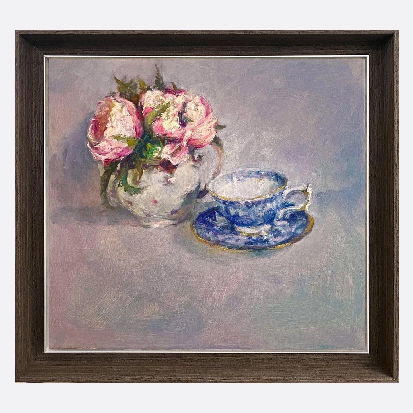 "Blue And White Porcelain Cup" Oil Painting