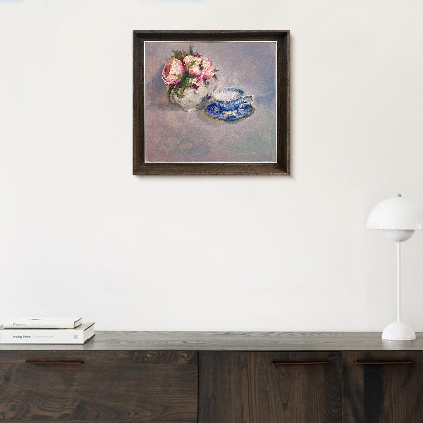 "Blue And White Porcelain Cup" Oil Painting