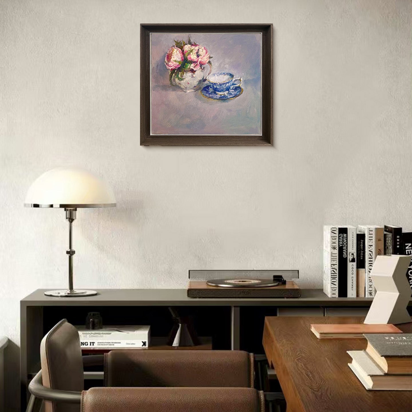 "Blue And White Porcelain Cup" Oil Painting