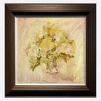 "Bouquet in Soft Gold" Oil Painting