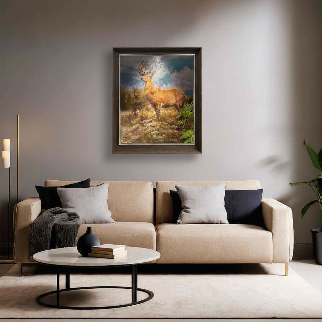 "Deer Collection01" Oil Painting