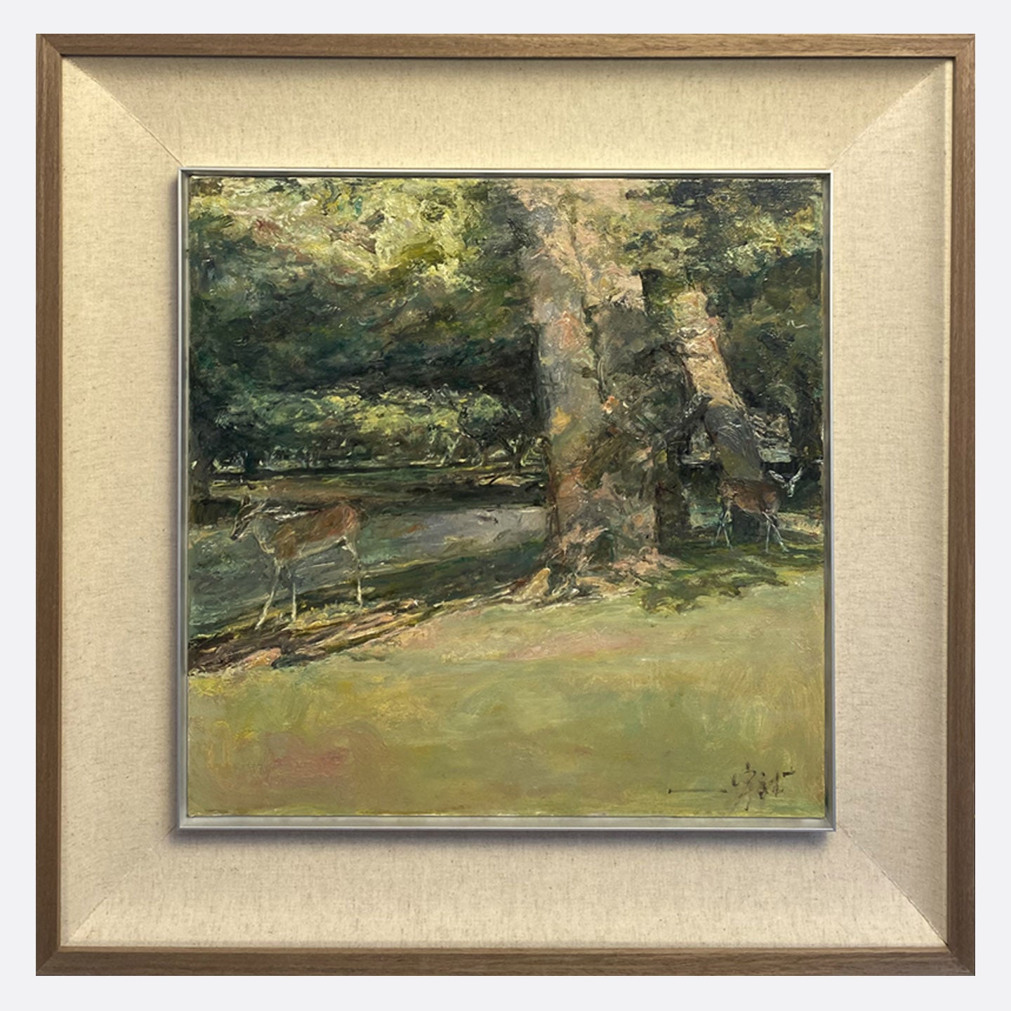 "Deer Collection02" Oil Painting