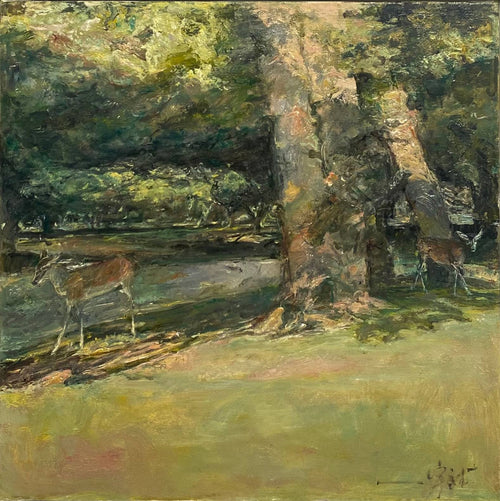 "Deer Collection02" Oil Painting