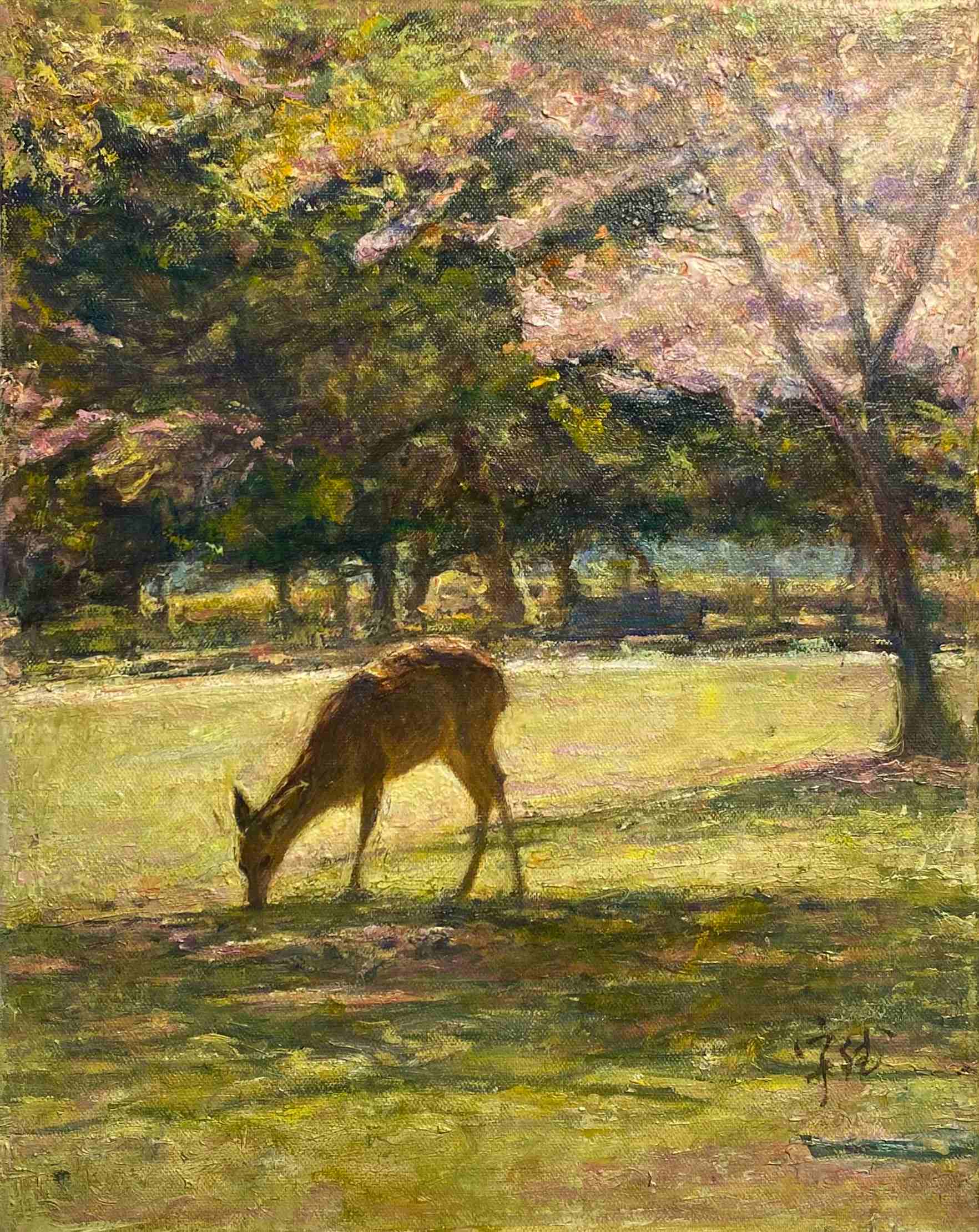 "Deer Collection03" Oil Painting