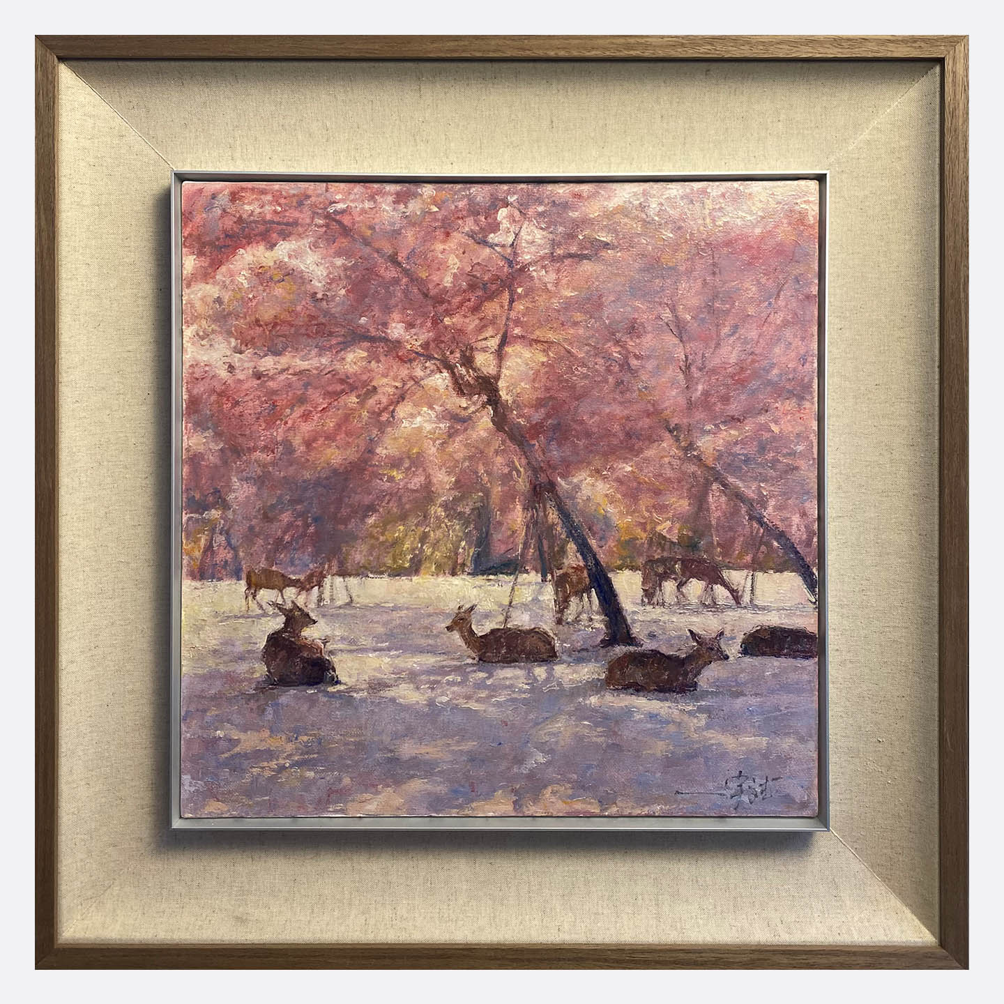 "Deer Collection04" Oil Painting