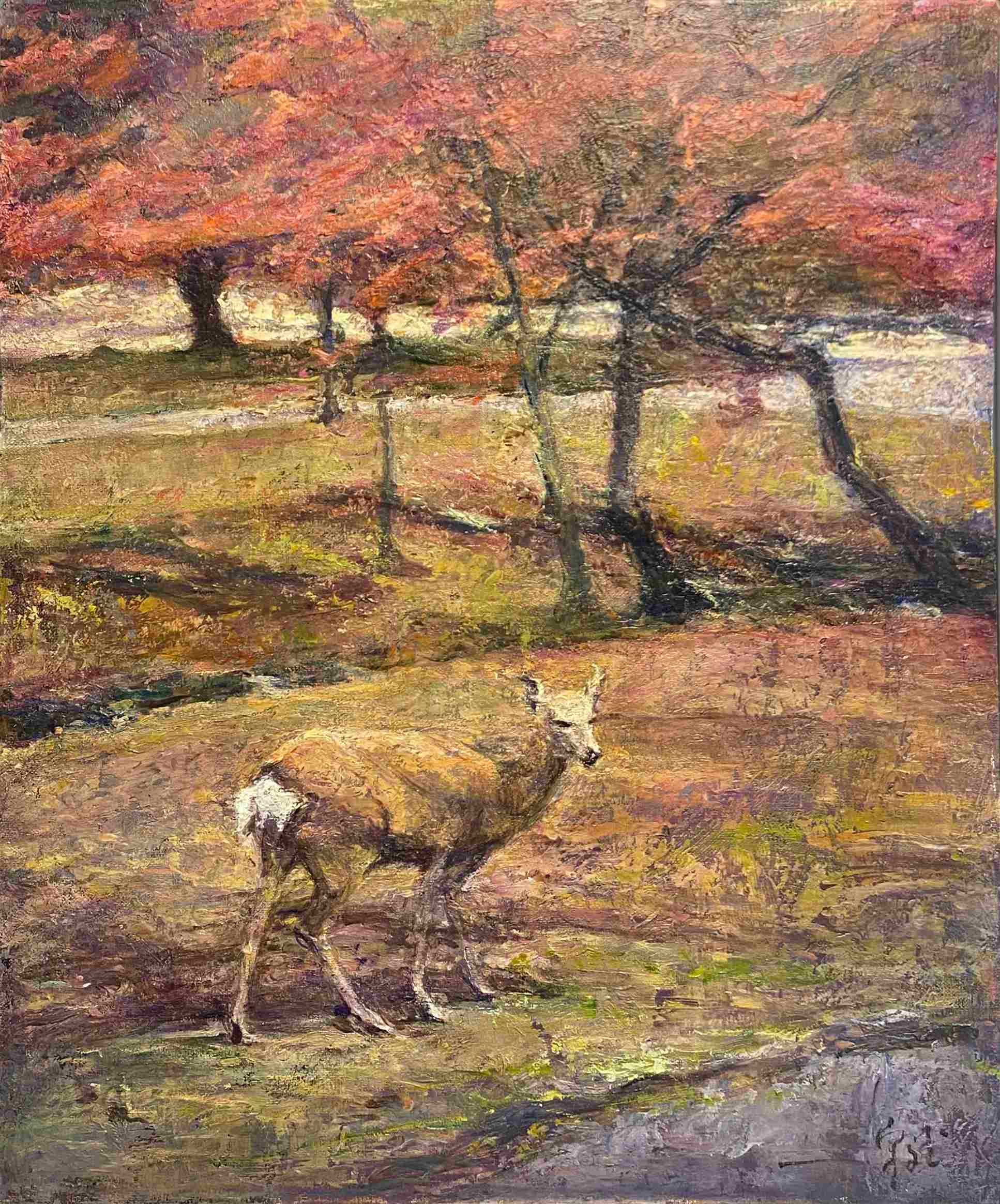"Deer Collection06" Oil Painting