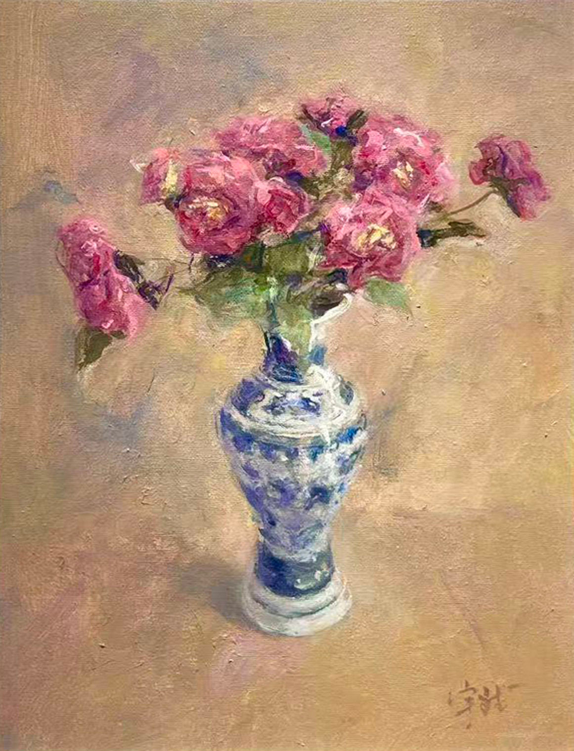 "Full Bloom" Oil Painting