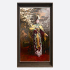 "Oriental Drama Actor" Oil Painting