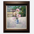 "Peonies by the Window" Oil Painting