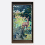"Shadows of the Garden" Oil Painting