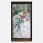 "Shadows of the Garden" Oil Painting