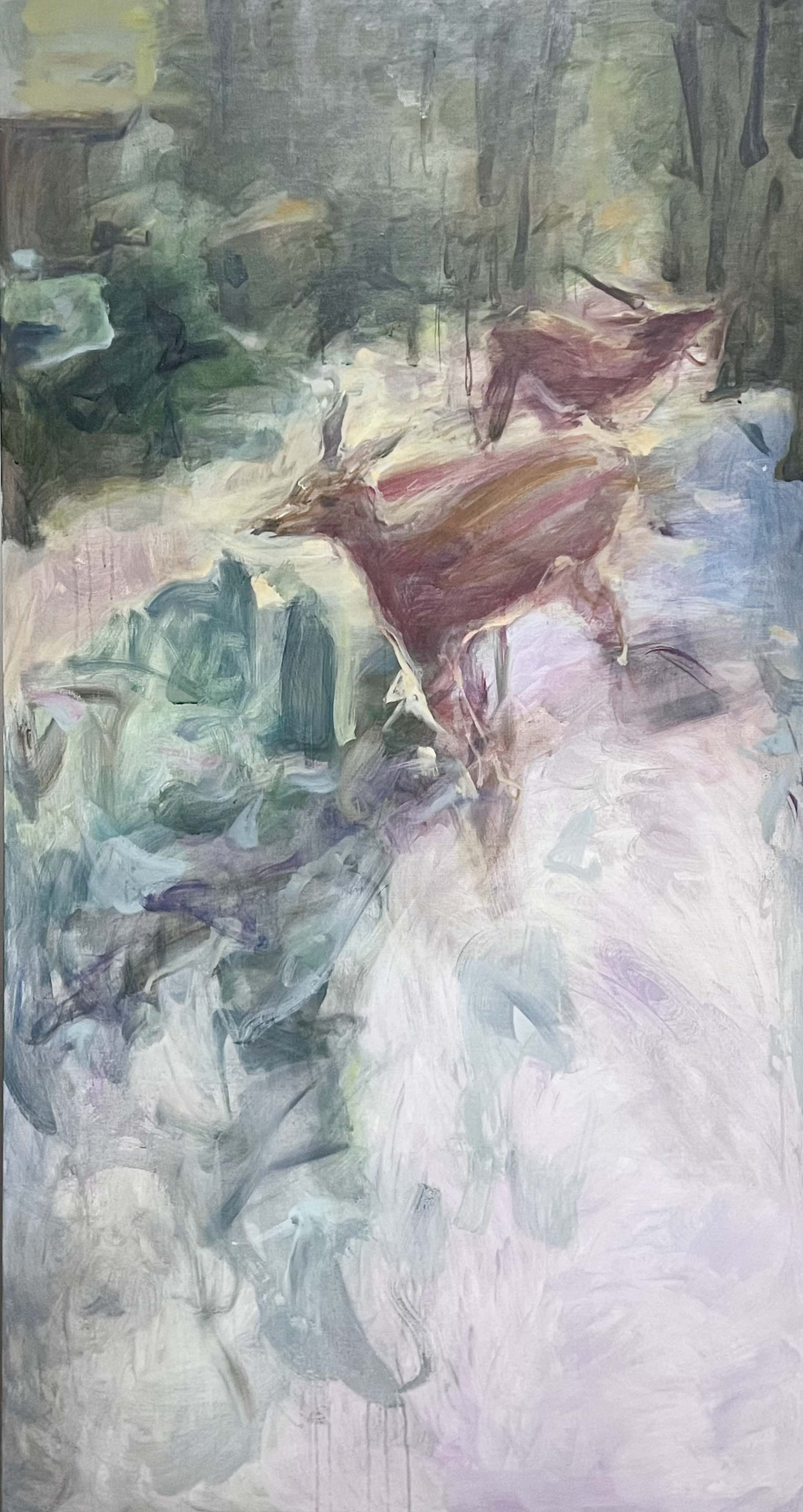 "Shadows of the Garden" Oil Painting