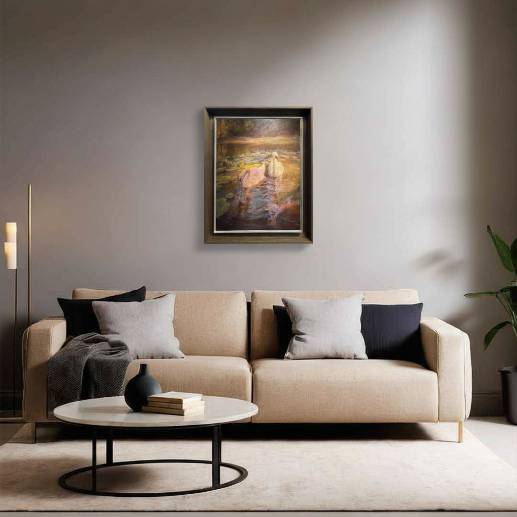 "Swan Collection01" Oil Painting