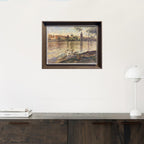 "Swans of the Vltava River Collection02" Oil Painting