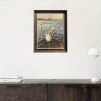"Swans of the Vltava River Collection03" Oil Painting
