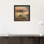"Swans of the Vltava River Collection04" Oil Painting