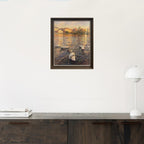 "Swans of the Vltava River Collection05" Oil Painting