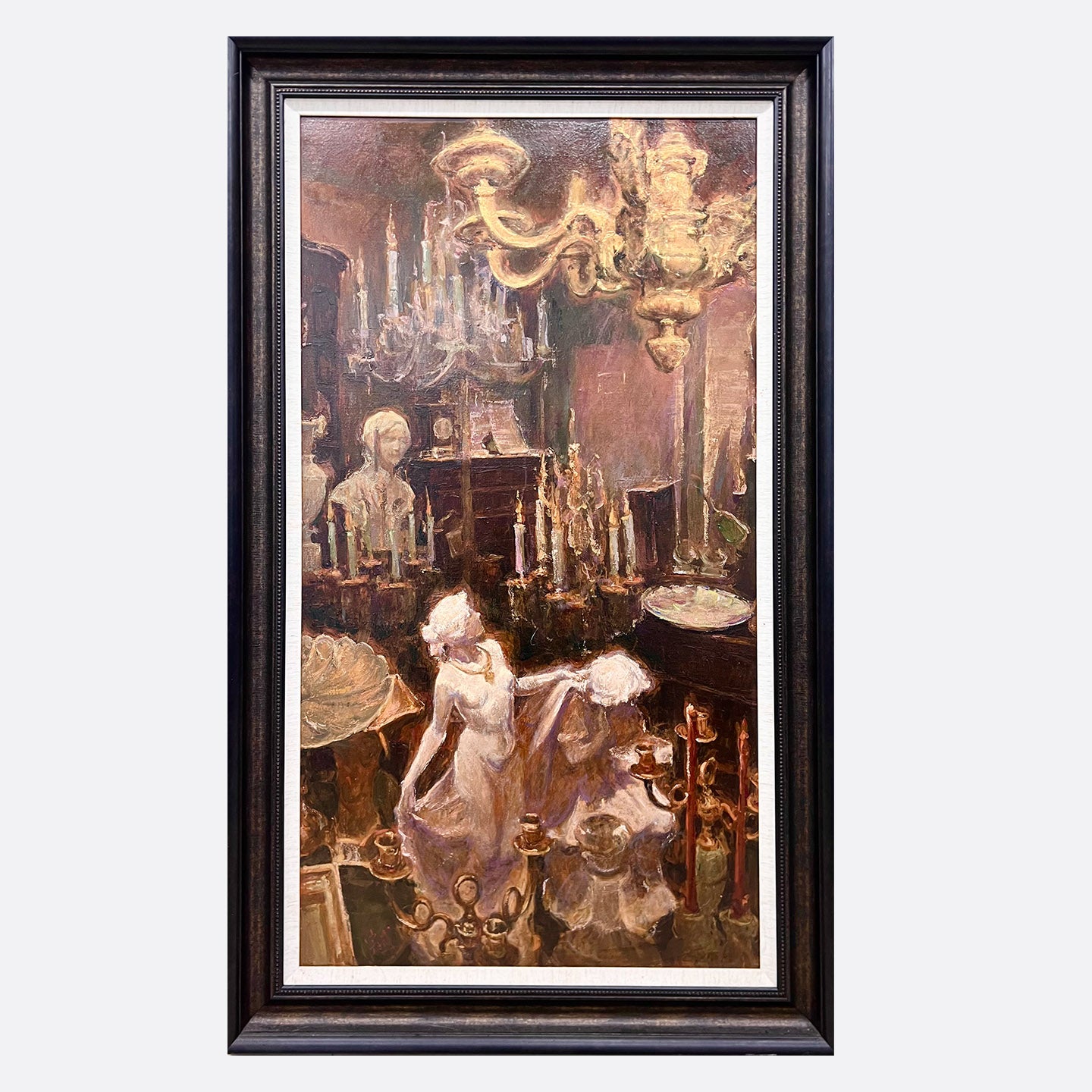 "The Candle Room" Oil Painting